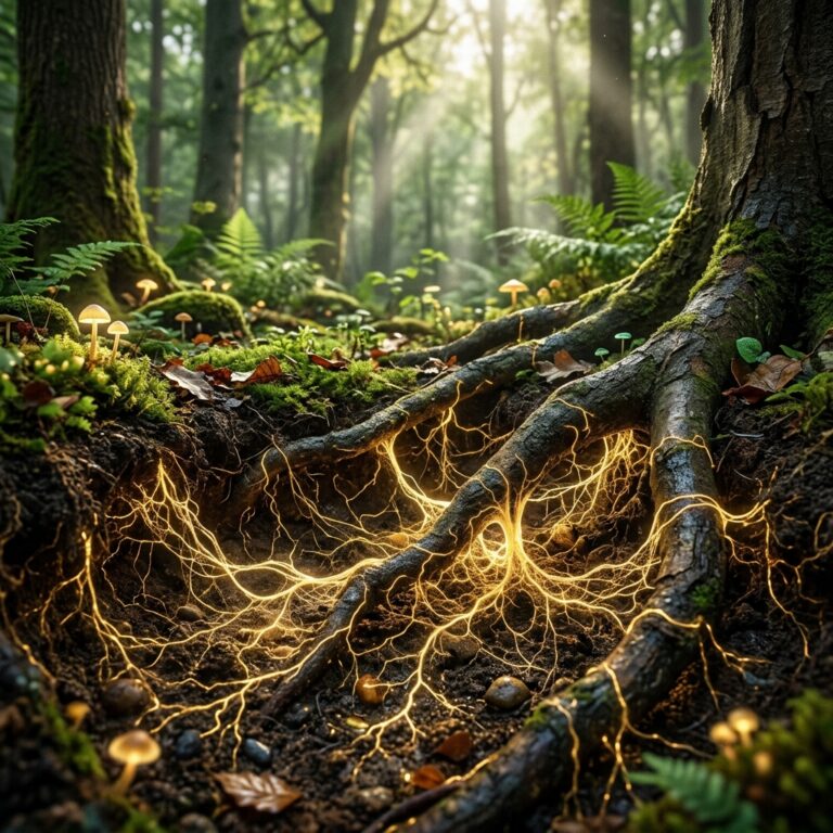 Mycorrhizal Networks: The Fungal Web Sustaining Forest Ecosystems