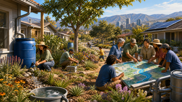 Community Water Saving: Drought Resilience Beyond Shorter Showers