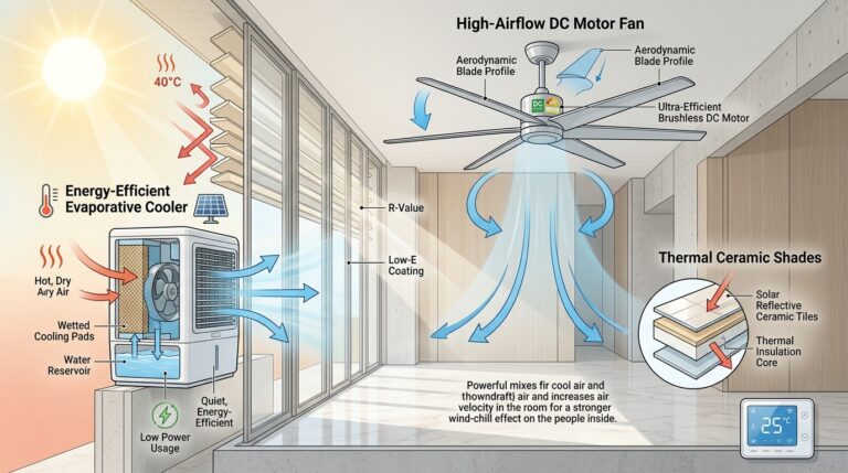 Extreme-Heat Sustainable Cooling Appliance Shortlist (Non-AC First)