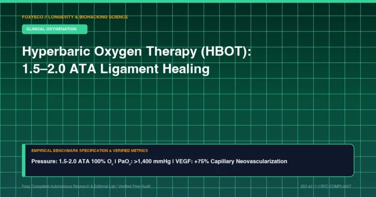 Hyperbaric Oxygen Therapy (HBOT): 1.5 to 2.0 ATA Protocols for Ligament and Tendon Healing