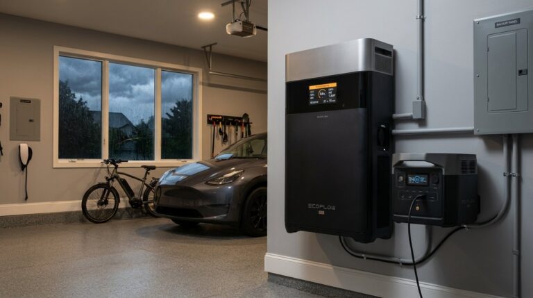 Whole-Home Battery Backup vs Gas Generator: 72-Hour Blackout Math, Continuous Watts, and True Fuel Cost