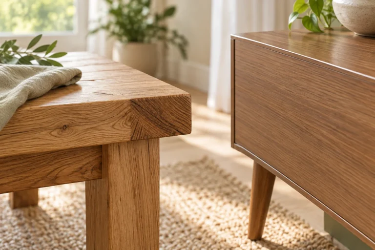 Solid Wood or Veneer: Buy Furniture You Can Maintain